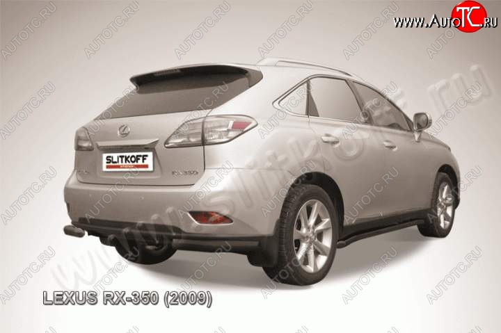 11 799 р. Уголки d76  Lexus RX350  AL10 (2008-2012) дорестайлинг (Цвет: серебристый)  с доставкой в г. Таганрог