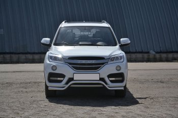 15 599 р. Защита переднего бампера Petroil Tuning (d63, волна)  Lifan X60 (2016-2025) 2-ой рестайлинг (Нержавеющая полированная сталь)  с доставкой в г. Таганрог. Увеличить фотографию 3