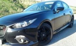 3 889 р. Клыки на передний бампер Style Mazda 3/Axela BM дорестайлинг седан (2013-2016) (Неокрашенные)  с доставкой в г. Таганрог. Увеличить фотографию 4