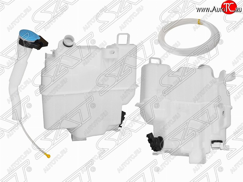 4 399 р. Бачок омывателей SAT (с горловиной, 1 мотором и датчик уровня, большой, пр-во Тайвань)  Mazda 3/Axela  BM - 6  GJ  с доставкой в г. Таганрог
