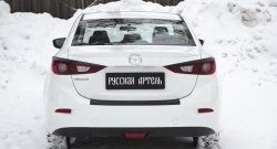 979 р. Реснички на фонари RA  Mazda 3/Axela  BM (2013-2016) дорестайлинг седан (Неокрашенные)  с доставкой в г. Таганрог. Увеличить фотографию 6