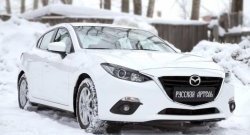 1 129 р. Реснички на фары RA  Mazda 3/Axela  BM (2013-2016) дорестайлинг седан (Неокрашенные)  с доставкой в г. Таганрог. Увеличить фотографию 6