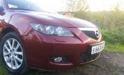 689 р. Реснички на фары Style (длинные) Mazda 3/Axela BK дорестайлинг седан (2003-2006) (Неокрашенные)  с доставкой в г. Таганрог. Увеличить фотографию 4