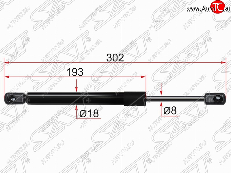 539 р. Газовый упор крышки багажника SAT  Mazda 3/Axela  BL (2009-2013) дорестайлинг седан, рестайлинг седан  с доставкой в г. Таганрог