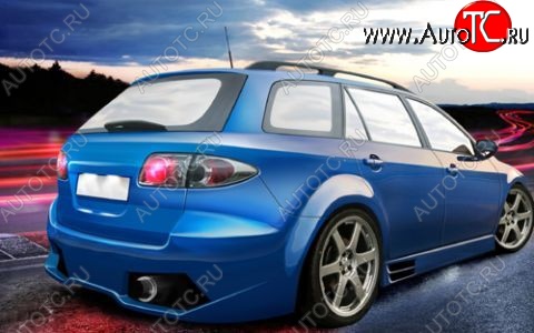 25 899 р. Задний бампер Golardo  Mazda 6  GG, GY (2002-2005) универсал дорестайлинг  с доставкой в г. Таганрог