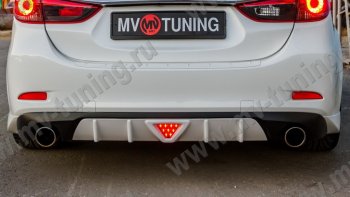 2 499 р. Стоп сигнал LED F1 Mazda 6 GJ дорестайлинг седан (2012-2015) (Белый)  с доставкой в г. Таганрог. Увеличить фотографию 2