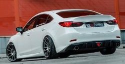 29 899 р. Крышка багажника Tuning-Sport v1  Mazda 6  GJ (2015-2024) 1-ый рестайлинг седан, 2-ой рестайлинг седан (Неокрашенная)  с доставкой в г. Таганрог. Увеличить фотографию 6