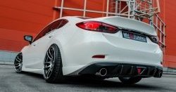 29 899 р. Крышка багажника Tuning-Sport v1  Mazda 6  GJ (2015-2024) 1-ый рестайлинг седан, 2-ой рестайлинг седан (Неокрашенная)  с доставкой в г. Таганрог. Увеличить фотографию 7