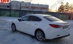 4 999 р. Козырёк на заднее стекло Boomer Design  Mazda 6  GJ (2012-2018) дорестайлинг седан, 1-ый рестайлинг седан (Неокрашенный)  с доставкой в г. Таганрог. Увеличить фотографию 5