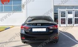 4 299 р. Козырёк на заднее стекло Sport Mazda 6 GJ дорестайлинг седан (2012-2015) (Неокрашенный)  с доставкой в г. Таганрог. Увеличить фотографию 8