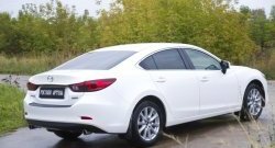 1 269 р. Накладка на задний бампер RA  Mazda 6  GJ (2012-2018) дорестайлинг седан, 1-ый рестайлинг седан  с доставкой в г. Таганрог. Увеличить фотографию 3