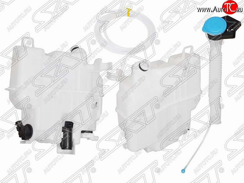 4 649 р. Бачок омывателей SAT (с горловиной, 2-мя моторами и датчиком уровня, большой)  Mazda 6  GJ (2012-2018) дорестайлинг седан, 1-ый рестайлинг седан  с доставкой в г. Таганрог