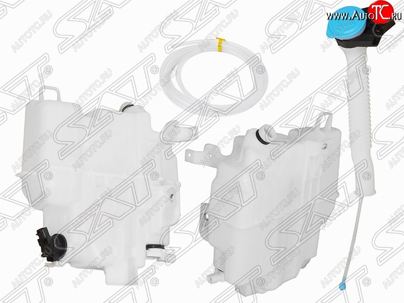 4 299 р. Бачок омывателей SAT (с горловиной, 1 мотором и датчиком уровня, большой)  Mazda 6  GJ (2012-2018) дорестайлинг седан, 1-ый рестайлинг седан  с доставкой в г. Таганрог
