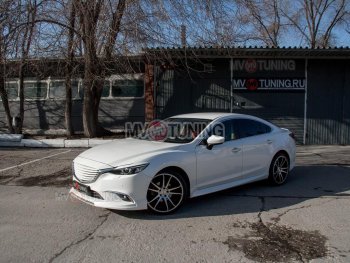 8 999 р. Решетка радиатора MV tuning Mazda 6 GJ 1 рестайлинг универсал (2015-2018) (Неокрашенная)  с доставкой в г. Таганрог. Увеличить фотографию 3