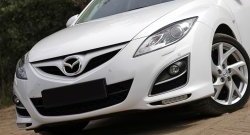 579 р. Реснички на фары RA Mazda 6 GH рестайлинг универсал (2010-2012) (Неокрашенные)  с доставкой в г. Таганрог. Увеличить фотографию 2