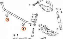 319 р. Полиуретановая втулка стабилизатора передней подвески Точка Опоры (24,5 мм)  Mazda B-Series (1998-2007)  с доставкой в г. Таганрог. Увеличить фотографию 3
