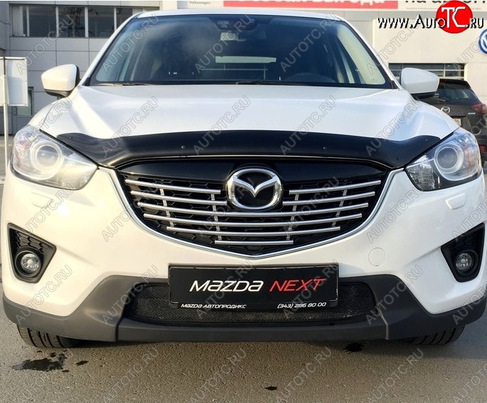 2 499 р. Дефлектор капота NovLine Mazda CX-5 KE дорестайлинг (2011-2014)  с доставкой в г. Таганрог