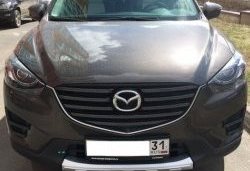 2 349 р. Накладка на передний бампер СТ v4 v4 Mazda CX-5 KE дорестайлинг (2011-2014) (Неокрашенная)  с доставкой в г. Таганрог. Увеличить фотографию 2