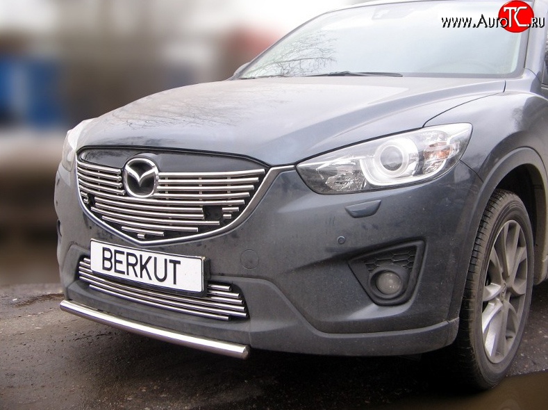 9 399 р. Декоративная вставка решетки радиатора Berkut Mazda CX-5 KE дорестайлинг (2011-2014)  с доставкой в г. Таганрог