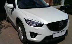 1 399 р. Реснички на фары CT v2 Mazda CX-5 KE дорестайлинг (2011-2014) (Неокрашенные)  с доставкой в г. Таганрог. Увеличить фотографию 3