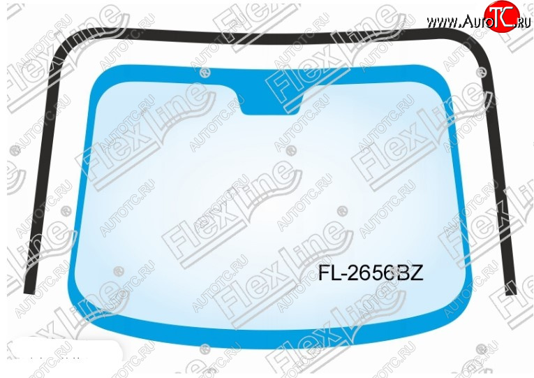 2 079 р. Молдинг лобового стекла FlexLine  Mazda CX-7  ER (2006-2012) дорестайлинг, рестайлинг  с доставкой в г. Таганрог