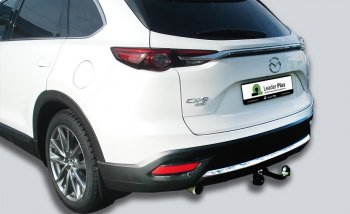 9 349 р. Фаркоп Лидер Плюс Mazda CX-9 TC дорестайлинг (2015-2024) (Без электропакета)  с доставкой в г. Таганрог. Увеличить фотографию 3