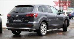 15 029 р. Защита заднего бампера рестайлинг Souz-96 (d60) Mazda CX-9 TB дорестайлинг (2007-2009)  с доставкой в г. Таганрог. Увеличить фотографию 2