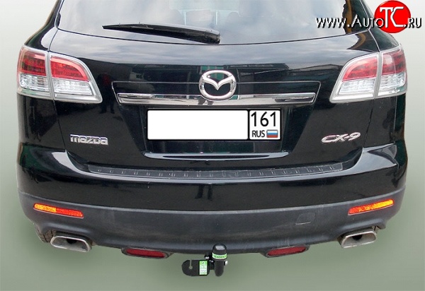 5 749 р. Фаркоп Лидер Плюс Mazda CX-9 TB дорестайлинг (2007-2009) (Без электропакета)  с доставкой в г. Таганрог