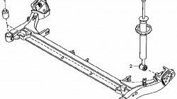 1 339 р. Полиуретановый сайлентблок балки задней подвески Точка Опоры Mazda 2/Demio DW дорестайлинг (1996-1999)  с доставкой в г. Таганрог. Увеличить фотографию 2