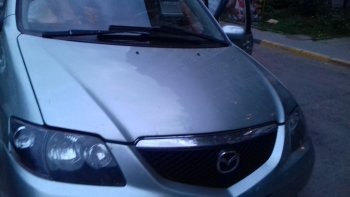 12 899 р. Капот стеклопластиковый Стандарт Mazda MPV LW дорестайлинг (1999-2002)  с доставкой в г. Таганрог. Увеличить фотографию 2