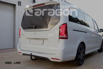 22 699 р. Фаркоп Aragon.(шар V) Mercedes-Benz Vito W447 дорестайлинг (2015-2020)  с доставкой в г. Таганрог. Увеличить фотографию 2