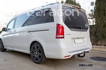 22 699 р. Фаркоп Aragon.(шар V) Mercedes-Benz Vito W447 дорестайлинг (2015-2020)  с доставкой в г. Таганрог. Увеличить фотографию 7