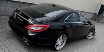 4 499 р. Спойлер багажника AMG Mercedes-Benz CLS class W218 (2011-2017) (Неокрашенный)  с доставкой в г. Таганрог. Увеличить фотографию 2