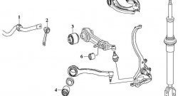 2 359 р. Полиуретановый сайлентблок верхнего поперечного рычага передней подвески Точка Опоры Mercedes-Benz C-Class W204 дорестайлинг седан (2007-2011)  с доставкой в г. Таганрог. Увеличить фотографию 2