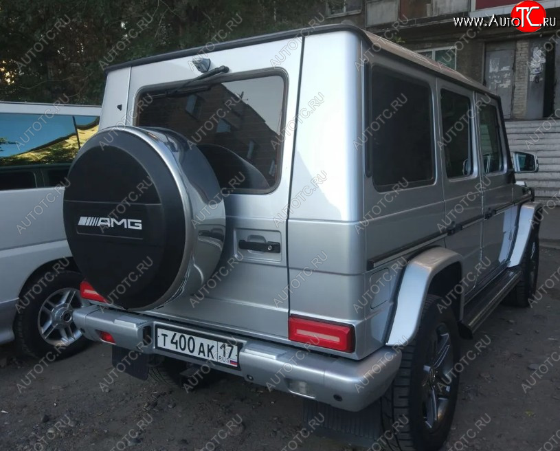 9 999 р. Колпак (крышка) запаски (R16-20) AMG KOLPAKA.NET Mercedes-Benz G class W463 5 дв. дорестайлинг (1989-1994) (наклейка AMG черная)  с доставкой в г. Таганрог