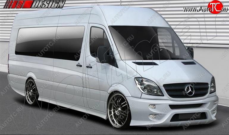 8 899 р. Передний бампер ST Mercedes-Benz Sprinter W906 (2006-2013)  с доставкой в г. Таганрог