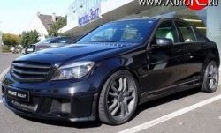 8 149 р. Радиаторная решётка Brabus Bullit  Mercedes-Benz C-Class  W204 (2007-2011) дорестайлинг седан (Неокрашенная)  с доставкой в г. Таганрог. Увеличить фотографию 2