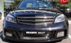 8 149 р. Радиаторная решётка Brabus Bullit  Mercedes-Benz C-Class  W204 (2007-2011) дорестайлинг седан (Неокрашенная)  с доставкой в г. Таганрог. Увеличить фотографию 1