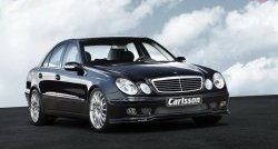 11 399 р. Накладка Carlsson на передний бампер Mercedes-Benz E-Class W211 дорестайлинг седан (2002-2006) (Неокрашенная)  с доставкой в г. Таганрог. Увеличить фотографию 5