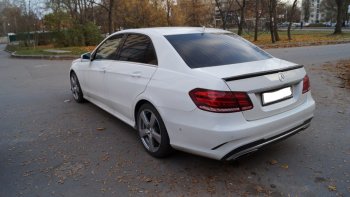 3 399 р. Лип спойлер АВТОКРАТ AMG Mercedes-Benz E-Class W212 рестайлинг седан (2013-2017) (Неокрашенный)  с доставкой в г. Таганрог. Увеличить фотографию 5