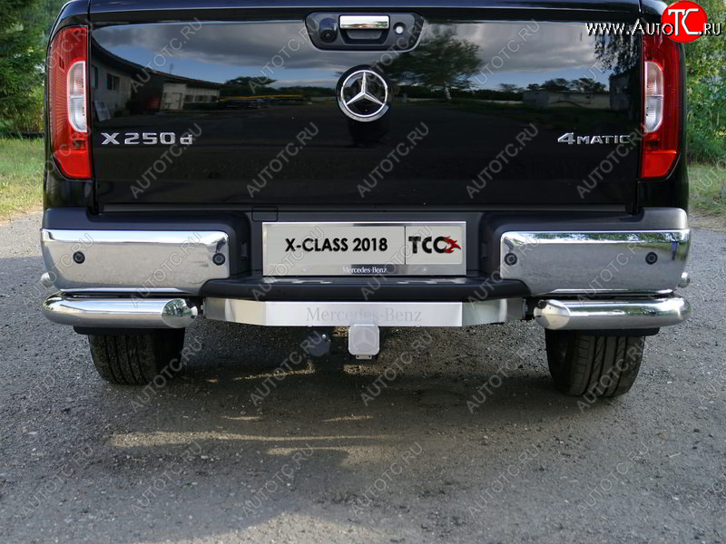 20 849 р. Фаркоп (тягово-сцепное устройство) TCC (надпись Mercedes-Benz)  Mercedes-Benz X class  W470 (2017-2020) (Оцинкованный, шар E)  с доставкой в г. Таганрог