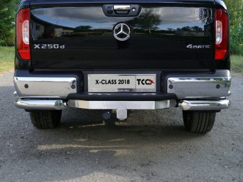 23 999 р. Фаркоп (тягово-сцепное устройство) TCC ((надпись Mercedes-Benz)  Mercedes-Benz X class  W470 (2017-2020) (Оцинкованный, шар E - нержавейка)  с доставкой в г. Таганрог. Увеличить фотографию 1