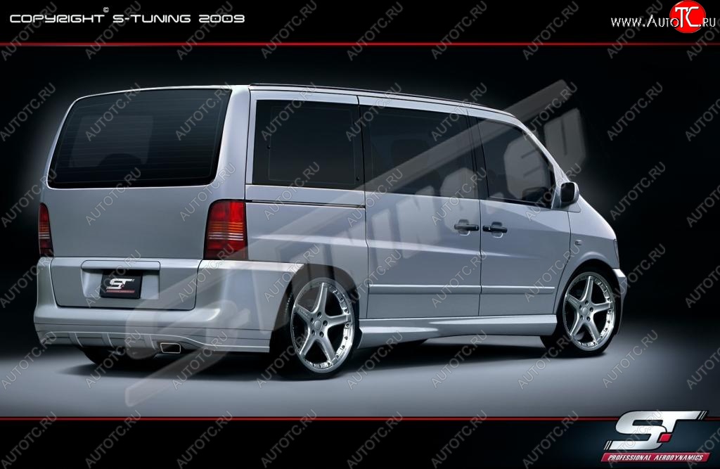 23 969 р. Задний бампер Wild Mercedes-Benz Vito W638 (1996-2003)  с доставкой в г. Таганрог