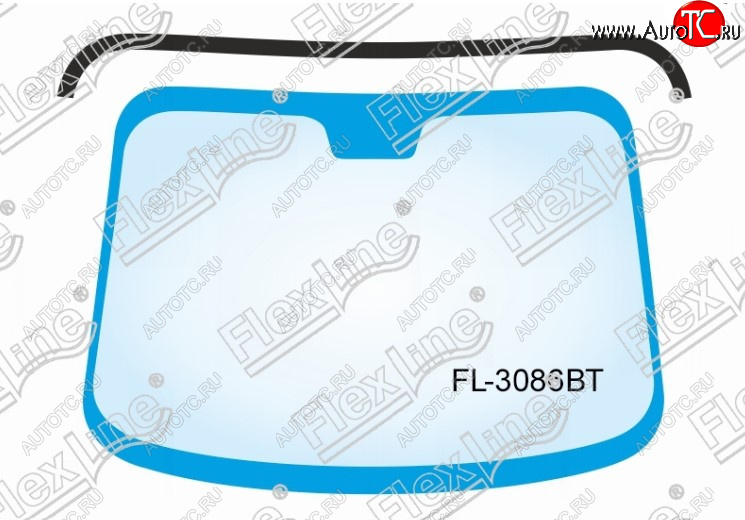 1 239 р. Молдинг лобового стекла FlexLine  Mercedes-Benz GLK class  X204 (2008-2015) дорестайлинг, рестайлинг  с доставкой в г. Таганрог