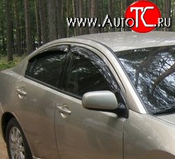 999 р. Комплект дефлекторов окон (ветровиков) 4 шт. (седан) Russtal Mitsubishi Galant (2004-2012)  с доставкой в г. Таганрог