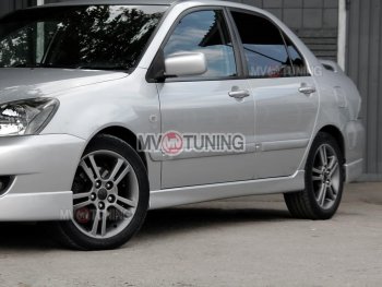 5 249 р. Пороги накладки Sport 2.0  Mitsubishi Lancer  9 (2003-2009) 1-ый рестайлинг седан, 2-ой рестайлинг седан (Неокрашенные)  с доставкой в г. Таганрог. Увеличить фотографию 5