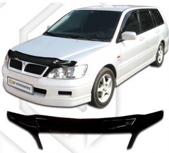 Дефлектор капота CA-Plastiс exclusive Mitsubishi (Митсубиси) Lancer (Лансер)  9 (2003-2005) 9 1-ый рестайлинг универсал