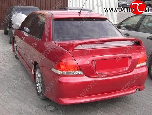 4 599 р. Козырёк на заднее стекло CT Mitsubishi Lancer 9 2-ой рестайлинг седан (2005-2009) (Неокрашенный)  с доставкой в г. Таганрог