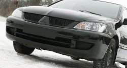 999 р. Реснички на фары RA Sport  Mitsubishi Lancer  9 (2005-2009) 2-ой рестайлинг седан, 2-ой рестайлинг универсал (Неокрашенные)  с доставкой в г. Таганрог. Увеличить фотографию 2