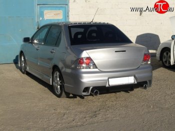 18 499 р. Задний бампер INGS Extreem Mitsubishi Lancer 9 2-ой рестайлинг седан (2005-2009) (Неокрашенный)  с доставкой в г. Таганрог. Увеличить фотографию 3